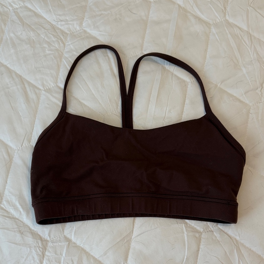 CRZ YOGA Brown Sports Bra